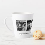 4-photo Template Personalized Latte Mug at Zazzle