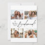 4 Photos Bridesmaid Proposal Card Template