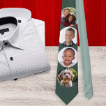 4 Photos Gallery Custom Elegant Family Photography Neck Tie<br><div class="desc">Put your family,  friends,  pets or favorite places in the picture,  with this custom photo necktie. Four circles on the front of the tie are customizable with your own choice of photos,  creating your own wearable gallery display. An ideal novelty gift.</div>