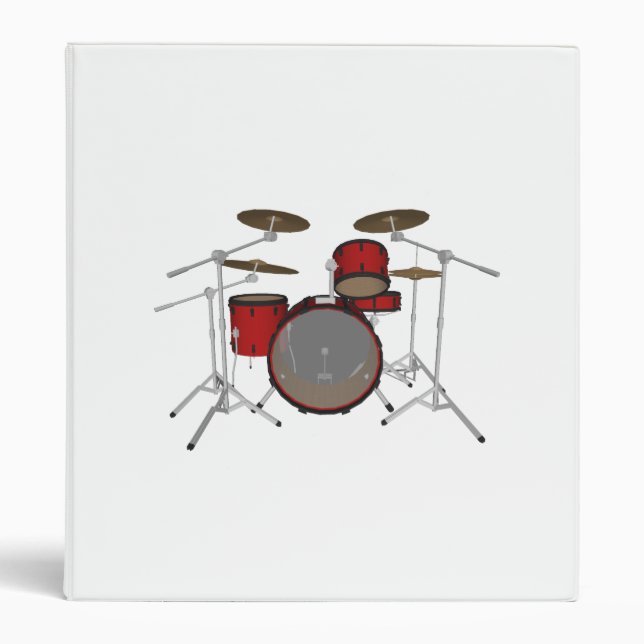 4 Piece Drum Kit: Custom Binder (Front)