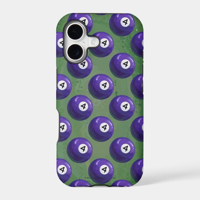 4 Pool Ball Pattern Iphone Case (Back)