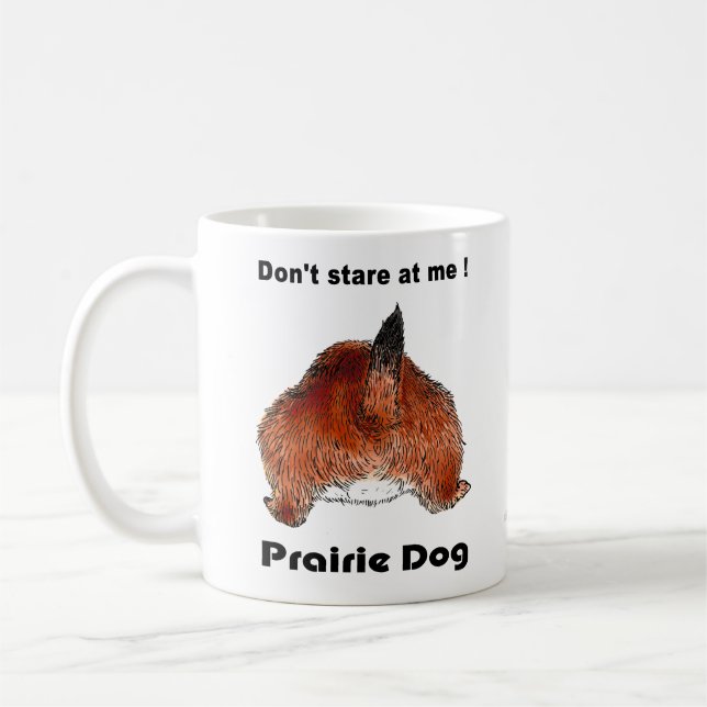 4 prairie dogs coffee mug (Left)