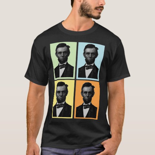 4 Score Abraham Lincoln American History T_Shirt