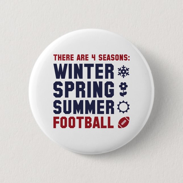 4 Seasons Football Button (Front)