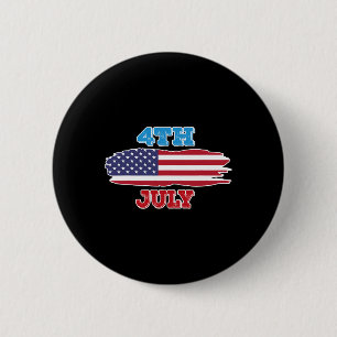 4 Shirt Fourth Of July American Flag For Men Women Button