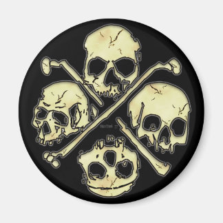 4 Skulls Magnets