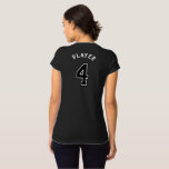 4 Sports Jersey Number T-Shirt