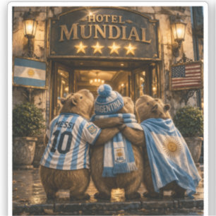 4-star Capibarras Hotel Sticker