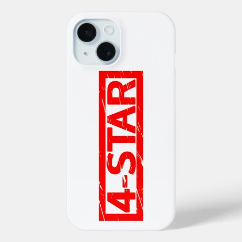 4_star Stamp iPhone 15 Case