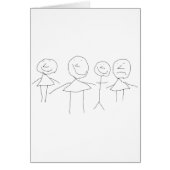4 Stick Figures (Front)
