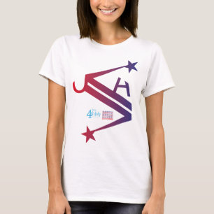 4 th July usa/eeuu texto simplificado by Masanser T-Shirt