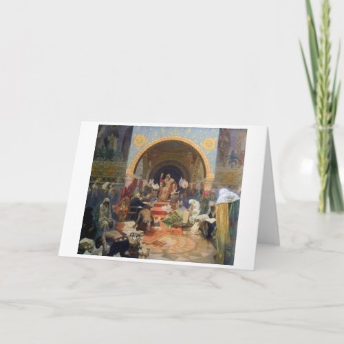 4 The Bulgarian Tsar Simeon Mucha Card