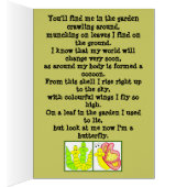 4 The caterpillar to butterfly Cards (Inside (Right))