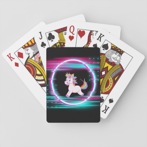 4Unicorn love  Poker Cards