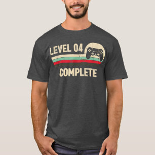 4 Wedding Anniversary For Couple  Level 4 Complete T-Shirt
