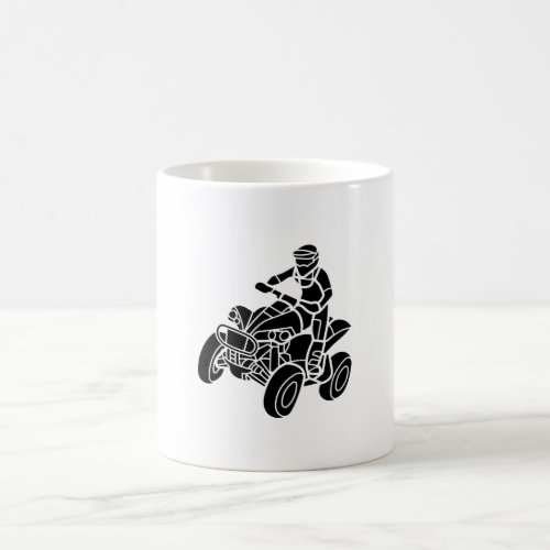 4 Wheeler ATV Racing Silhouette Mug