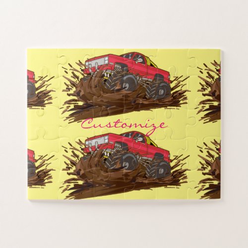 4_wheeler mud truck Thunder_Cove Jigsaw Puzzle