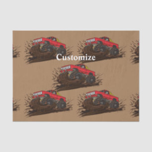 4-wheeler mud truck Thunder_Cove Tissue Paper