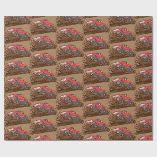 4-wheeler mud truck Thunder_Cove Wrapping Paper