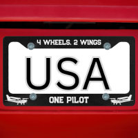 4 Wheels, 2 Wings, One Pilot, Funny, Cool Aviation