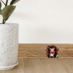 4 Whimsical mouse in a hole Wall Decal