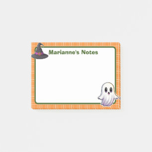 4"x3" Orange Spooky Cute Post-it Notes