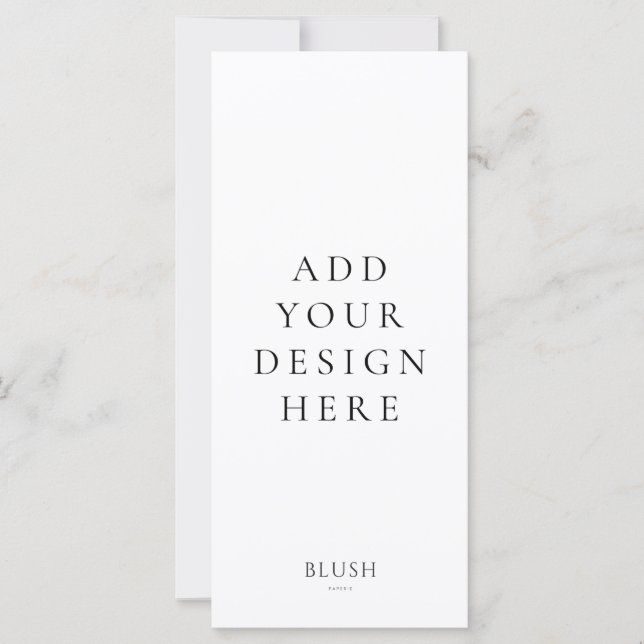 4"x9" Menu Card Printing (Front)