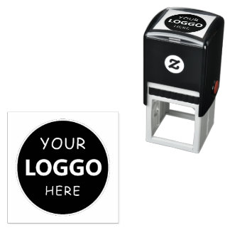 4 x 5" Extra Large Custom Company Logo Rubber Self-inking Stamp
