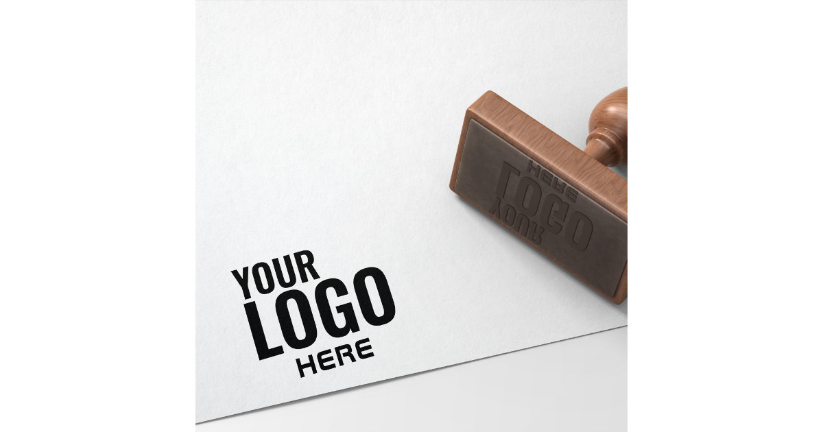 4 x 5 Extra Large Custom Company Logo Rubber Sta Rubber Stamp