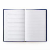 4" x 6" Blue Linen Hardback Planner Journal (Interior)