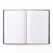 4" x 6"  Blue Linen Hardback Sketchbook Journal (Interior)