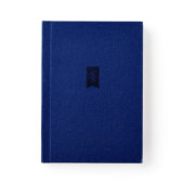 4" x 6"  Blue Linen Hardback Sketchbook Journal (Front Cover)