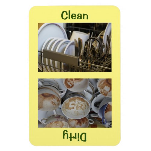 4 x 6 CleanDirty Dishes Dishwasher Magnet