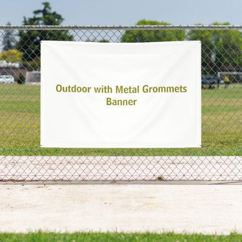 4' x 6' Outdoor with Metal Grommets Banner