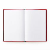 4" x 6" Red Linen Hardback Sketchbook Journal (Interior)