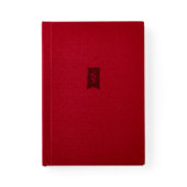 4" x 6" Red Linen Hardback Sketchbook Journal (Front)