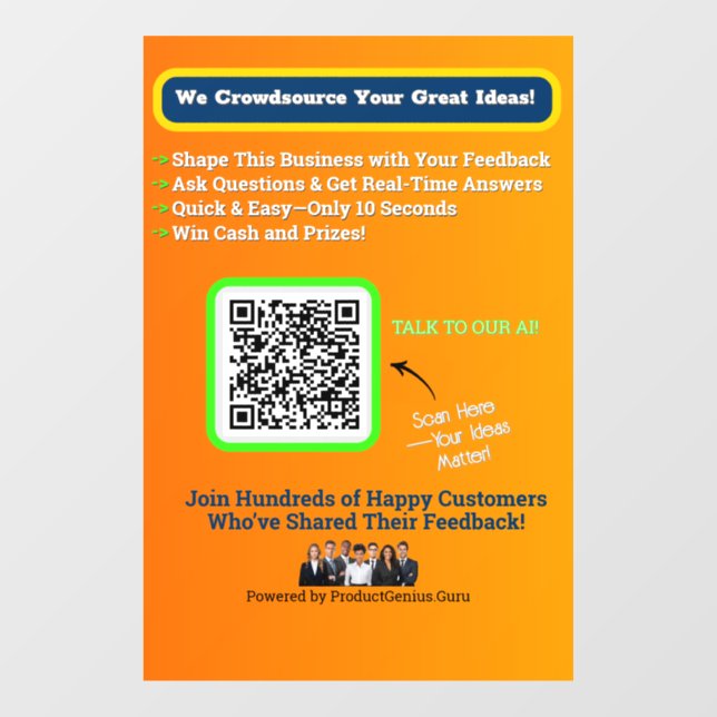 4 X 6 Window Cling (Sheet)