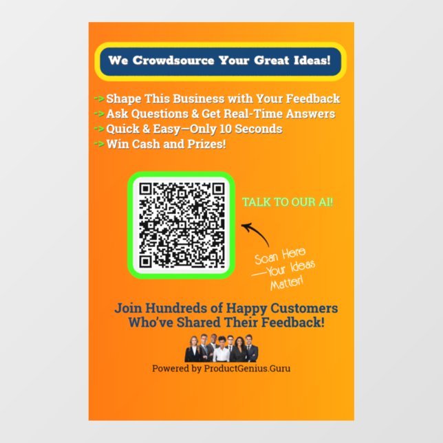 4 X 6 Window Cling (Sheet)