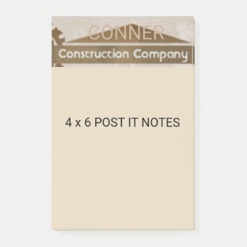 4 X 6custom Post It Notes by CREATIVEforBUSINESS at Zazzle