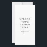 4" x 8" Flat Card - Portrait<br><div class="desc">Customize your design in Templett. After you are done editing,  download your file in a JPG format (don't forget to turn on the bleed option). Upload your design here by clicking on the blue "Personalize" button.</div>