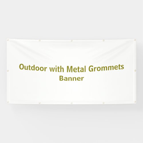 4' x 8' Outdoor with Metal Grommets Banner