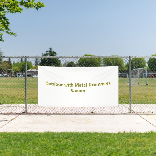 4' x 8' Outdoor with Metal Grommets Banner