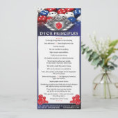 4"x 9" DICE Principles Bookmark (Standing Front)