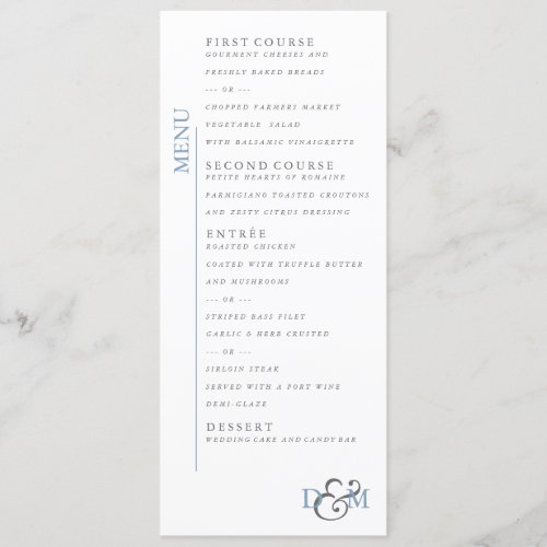 4 x 9 Glacier Lake Menu