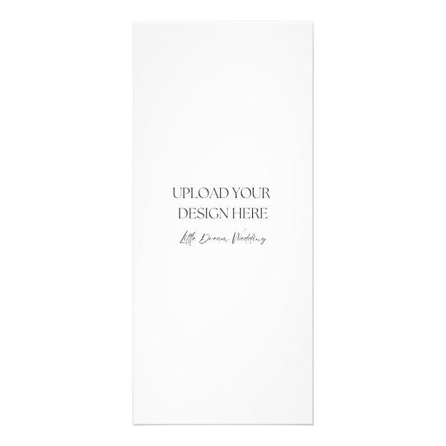 4 x 9 inch Glossy Double Sided Card (Front)