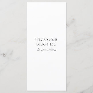 4 x 9 inch Semi-Gloss Double Sided Card