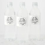4 x Water Bottle Labels 25% OFF Bulk Buy Discount