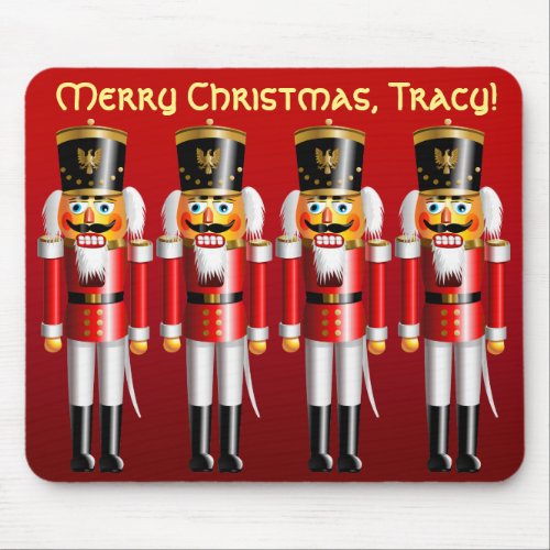 4 Xmas Nutcrackers Mouse Pad