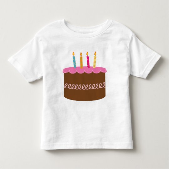 4 Year Old Birthday Toddler T-shirt | Zazzle.com