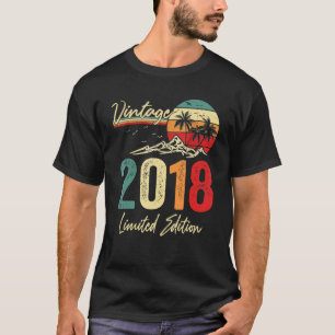4 Year Old Vintage 2018 4th Birthday T-Shirt